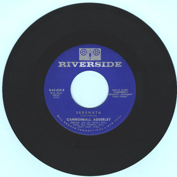 "45 RPM Riverside 45428 SIDE B"